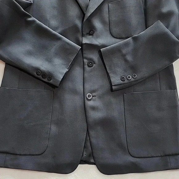 Men's Austin Reed 1-Pc Suit Jacket,  Gray, Size 44R, Pre-Owned - Picture 5 of 9